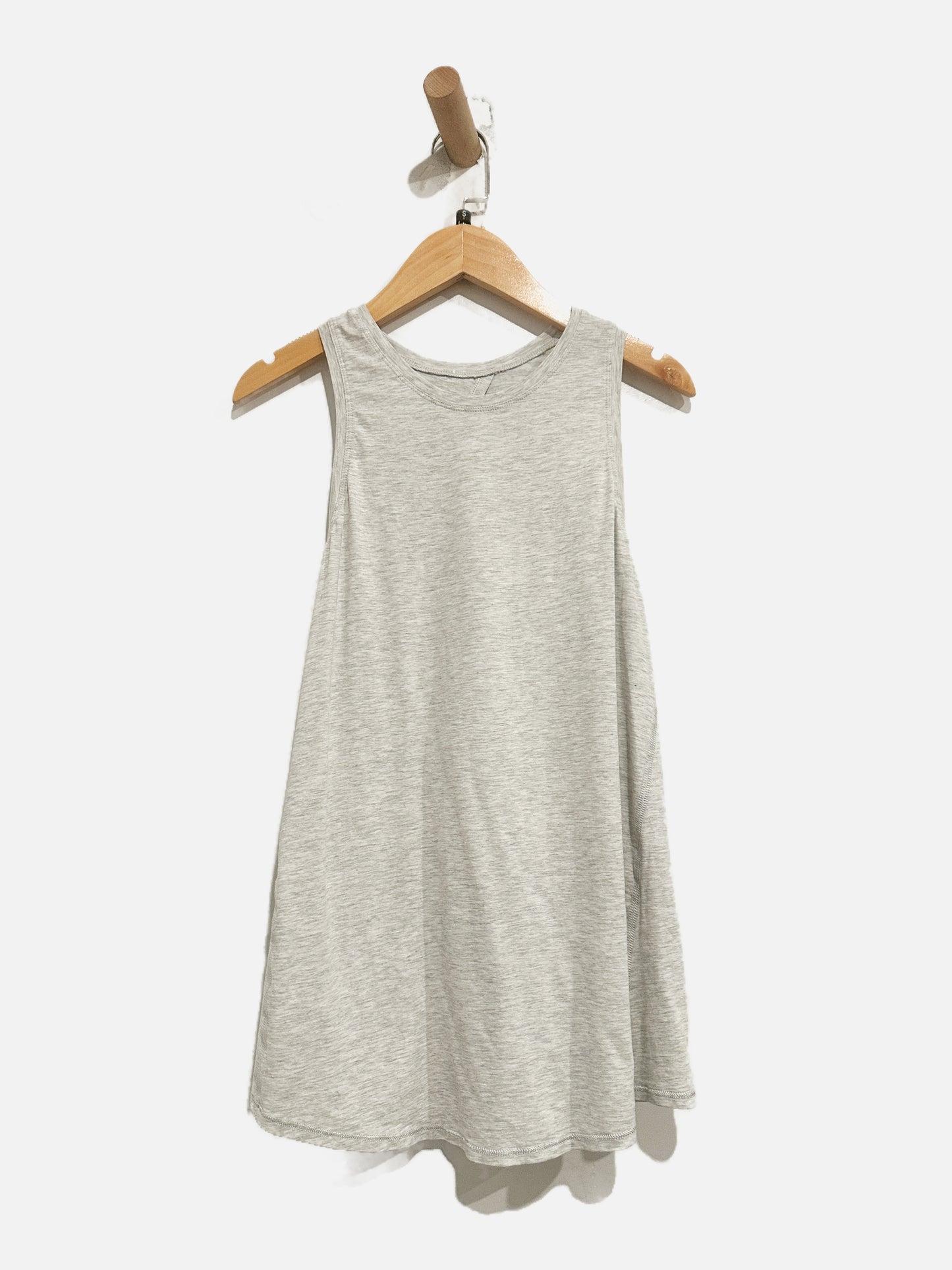 Lululemon All Tied Up Tank in Heathered Ultra Light Grey - Small