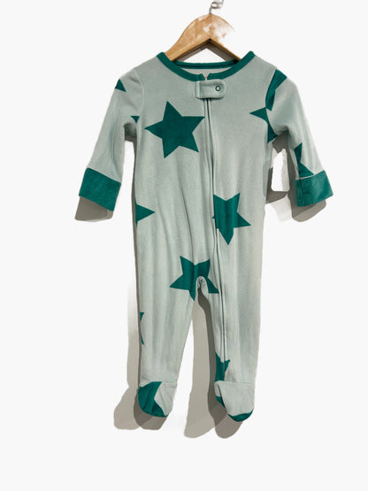 Cat & Jack Green Star Pajamas - 6-9M