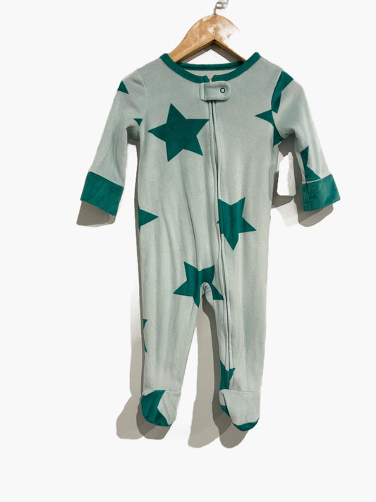 Cat & Jack Green Star Pajamas - 6-9M