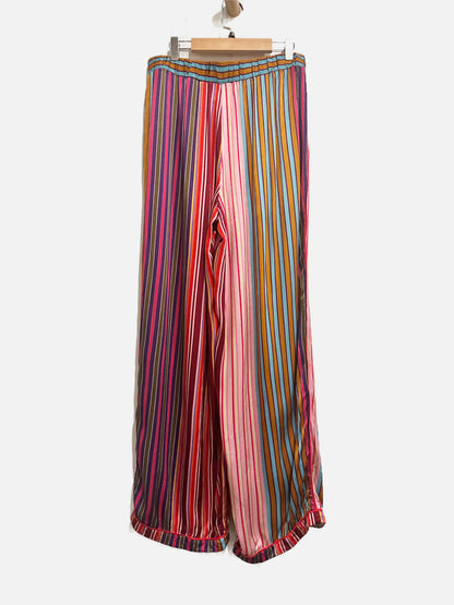 Parade Colorful Stripe Wide Leg Pants - Medium