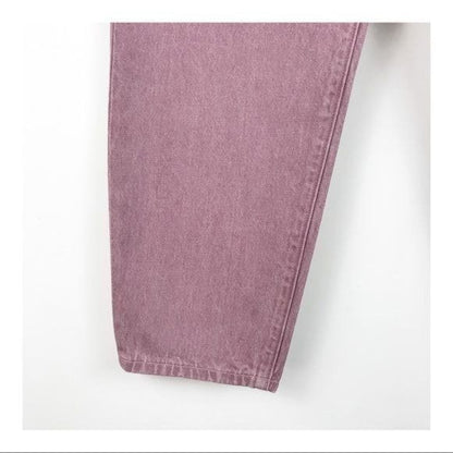 Levi’s Made & Crafted Barrel Crop in Lavender Fields Size 25