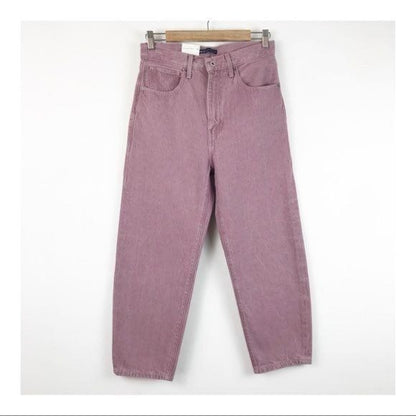 Levi’s Made & Crafted Barrel Crop in Lavender Fields Size 25