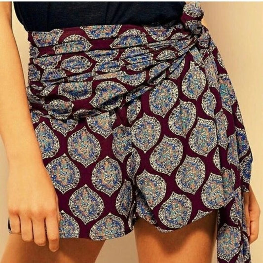 Free People All A Dream Wrap Shorts Size 4