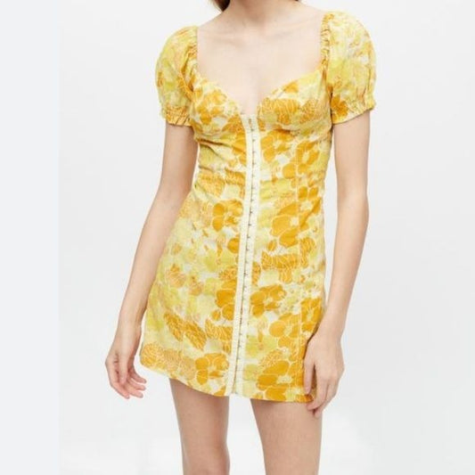 Urban Outfitters Britney Hook & Eye Mini Dress Size Small
