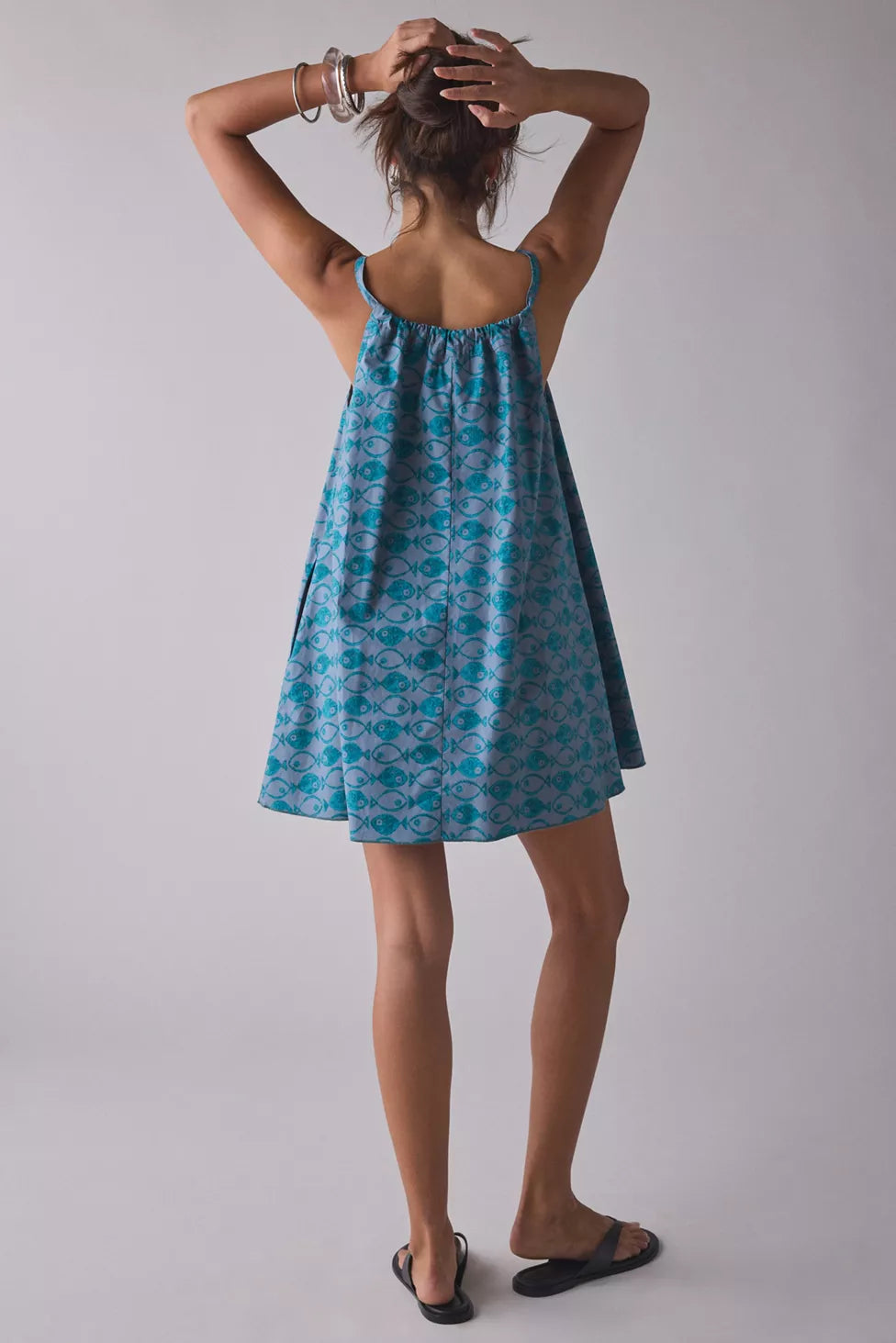 Urban Outfitters BDG Eva Tie-Front Trapeze Mini Dress - Small