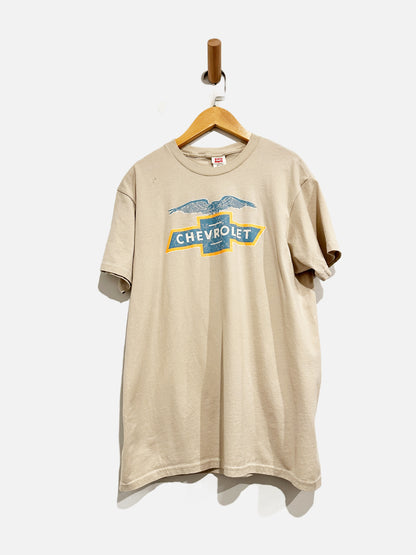 Hanes Vintage Cream Chevy Graphic Tee - Medium