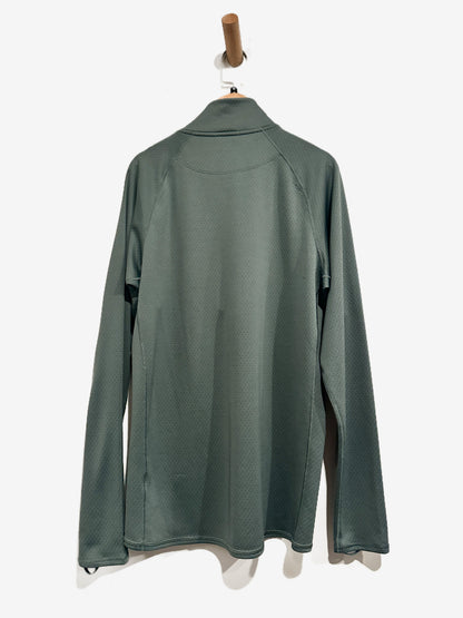 Patagonia Men’s Green Capilene Midweight Zip Neck Top - Medium