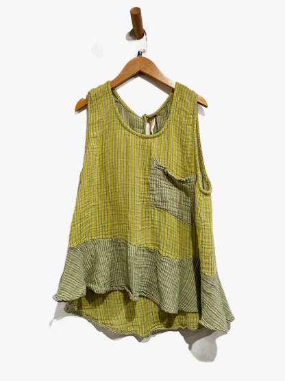 Free People Annabelle Set in Lime Green Combo - Medium