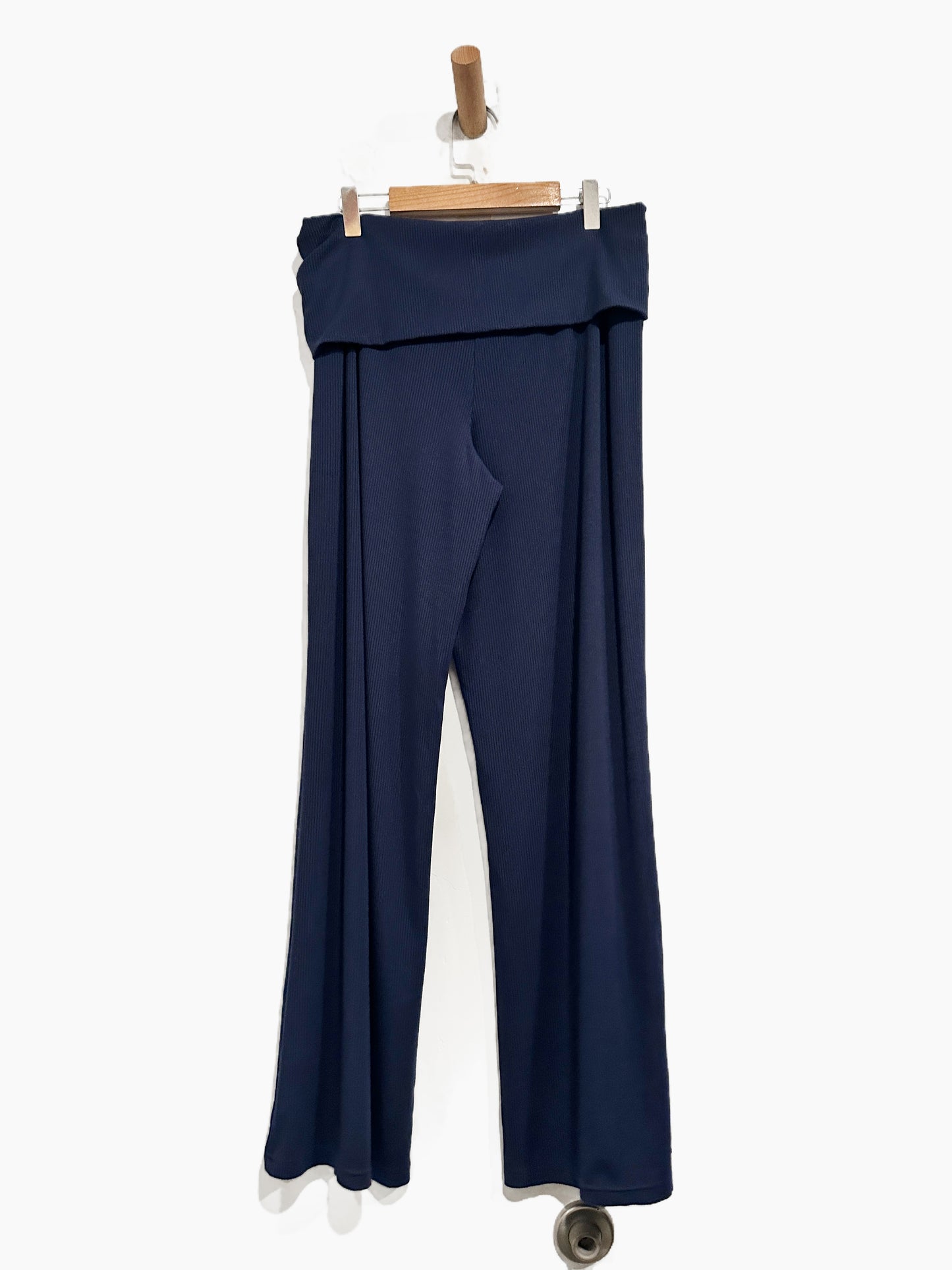Aerie Navy Ribbed Pant & Tube Top Set - Medium