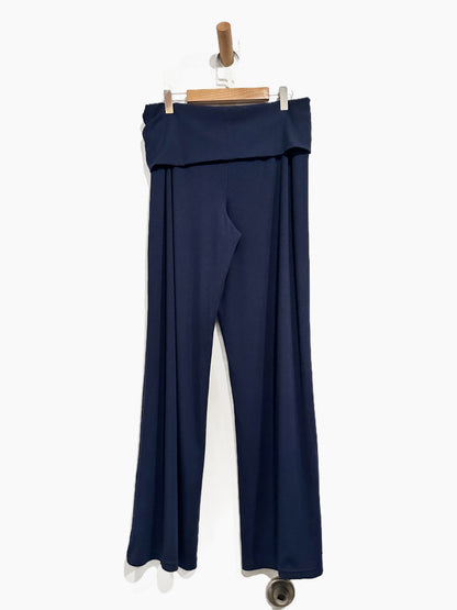 Aerie Navy Ribbed Pant & Tube Top Set - Medium
