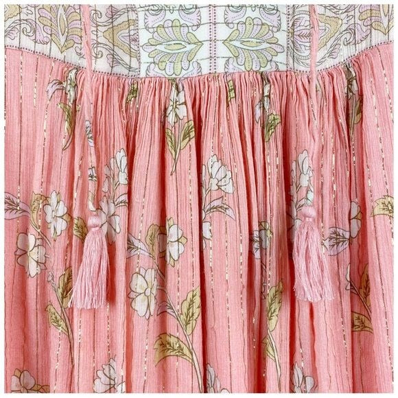Spell And The Gypsy Collective Hendrix Boho Midi Dress in Dusty Pink S – Ernest Grace