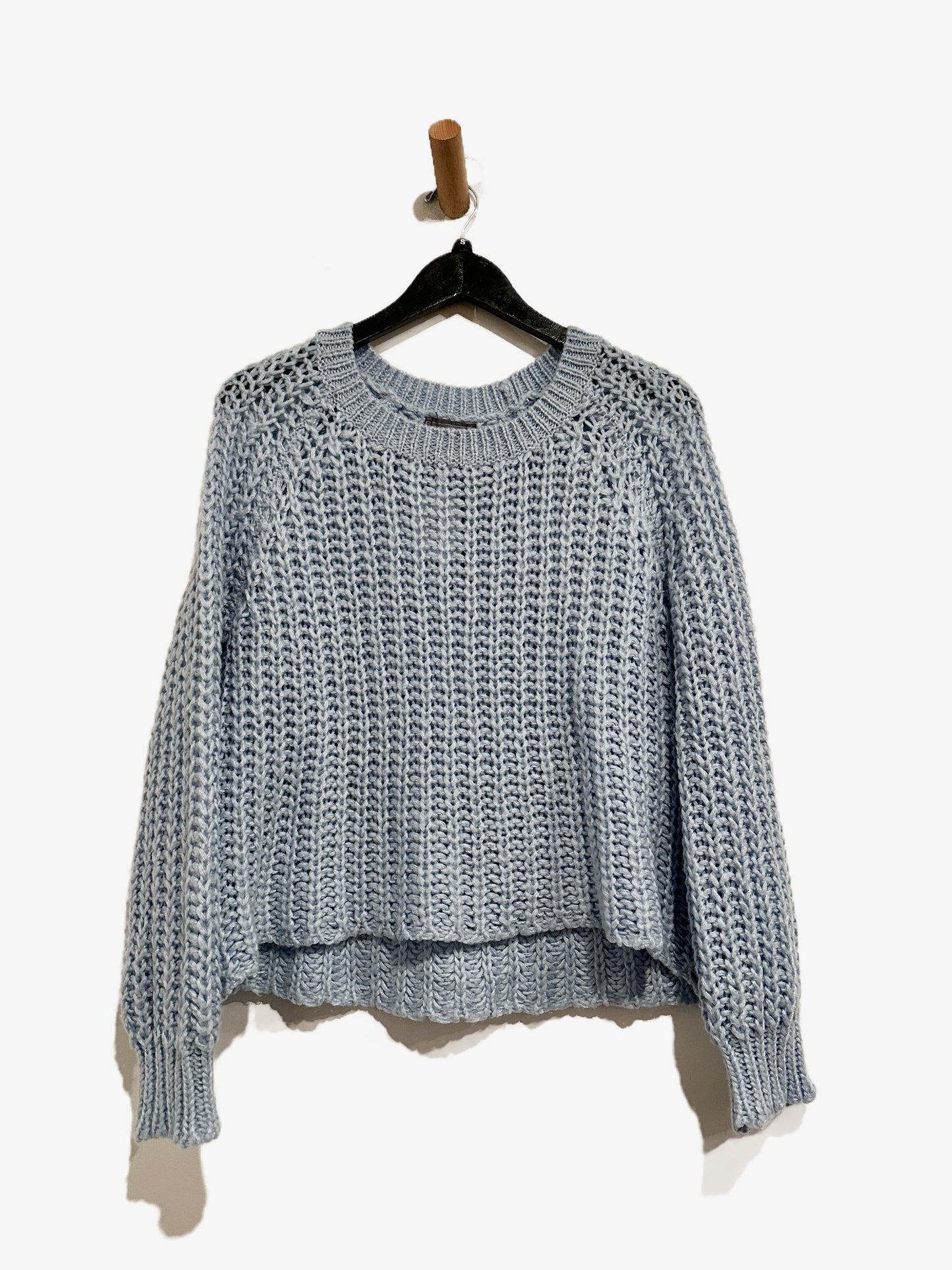 Wooden Ships Blue Chunky Knit Sweater - XS/S