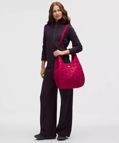 Lululemon Quilty Pleasures Shoulder Bag in Berry Rumble