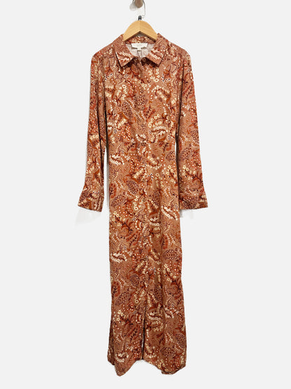 Lucky Brand Red Floral Midi Dress - Small