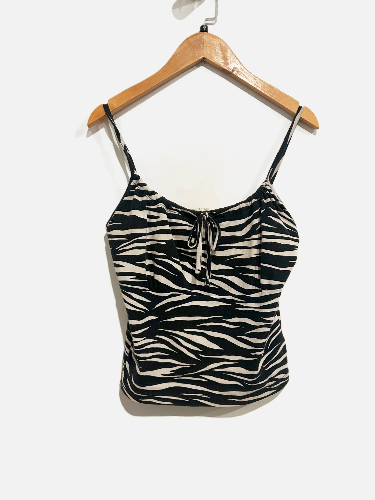 John Galt Black Zebra Tank - OS