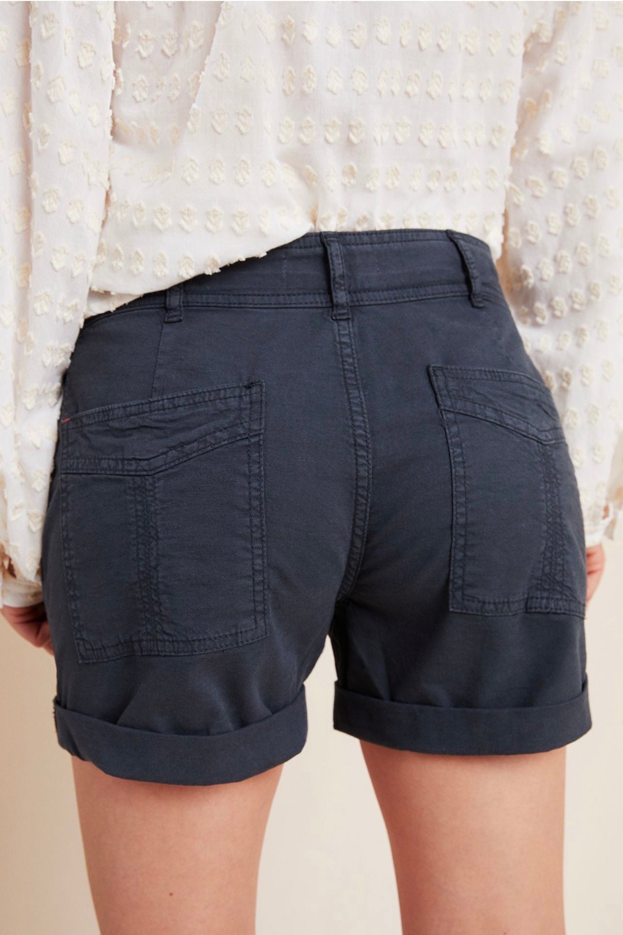 Anthropologie Wanderer Utility Shorts in Washed Black  - 25
