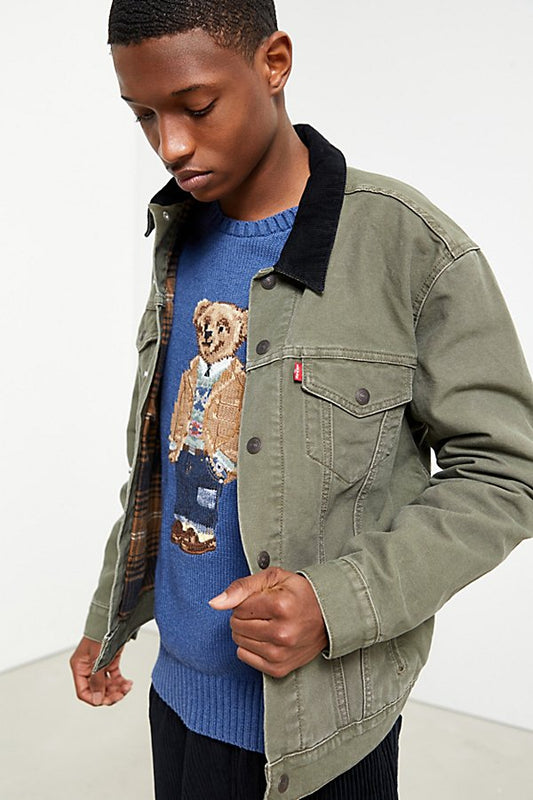 Levi’s Men’s Green Trucker Jacket - XXS
