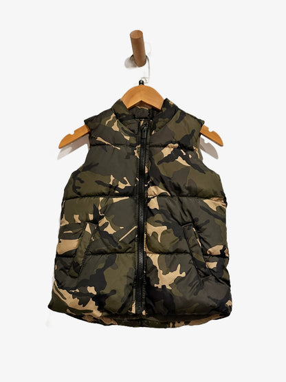 Old Navy Green Camo Vest - 5T