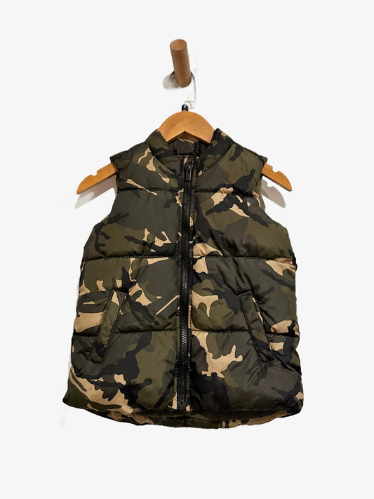 Old Navy Green Camo Vest - 5T