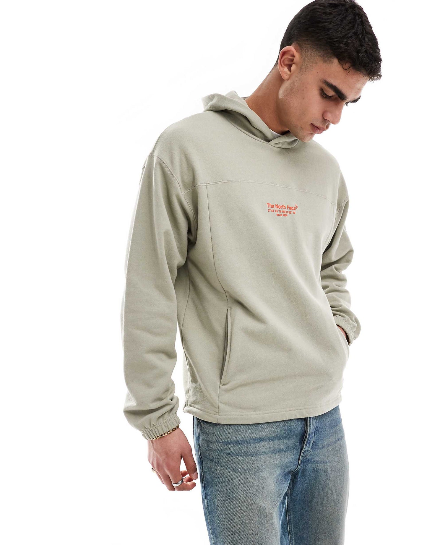 The North Face Axys Hoodie in Clay Gray - Large