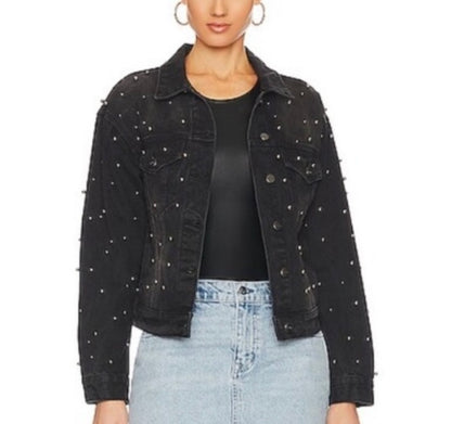 Superdown Black Pearl Denim Jacket - XL