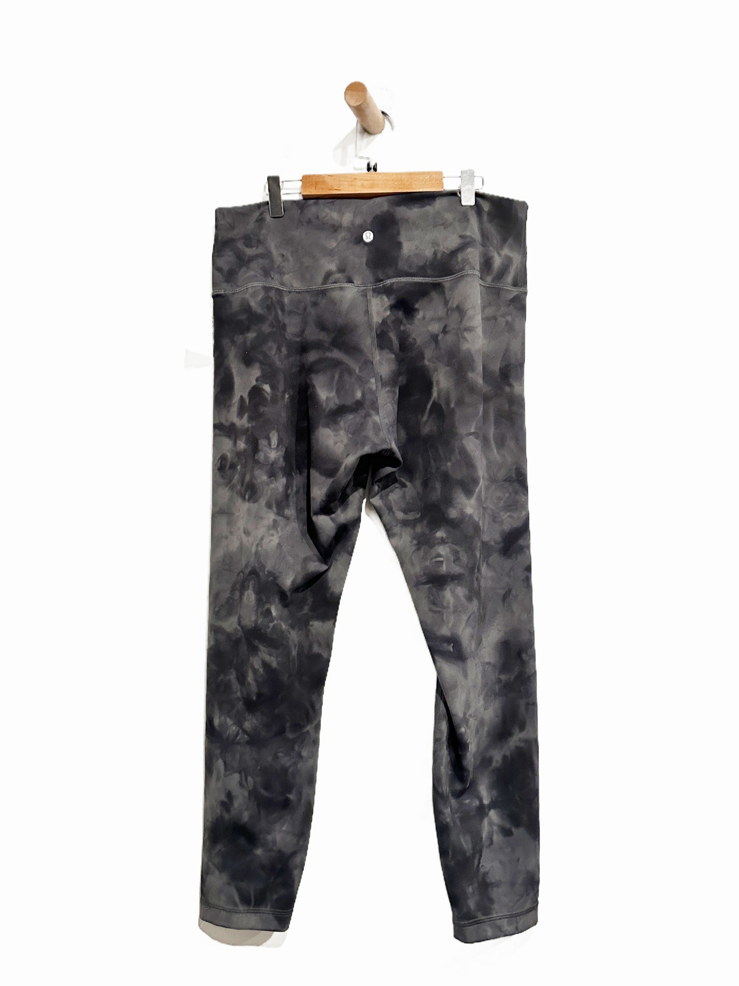 Lululemon Wunder Train High-Rise Tight 25" in Diamond Dye Pitch Grey Graphite Grey - 14