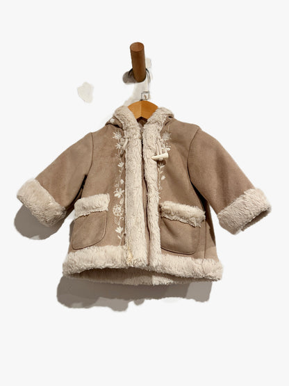 Baby Gap Beige Faux Suede Jacket - 0-6m