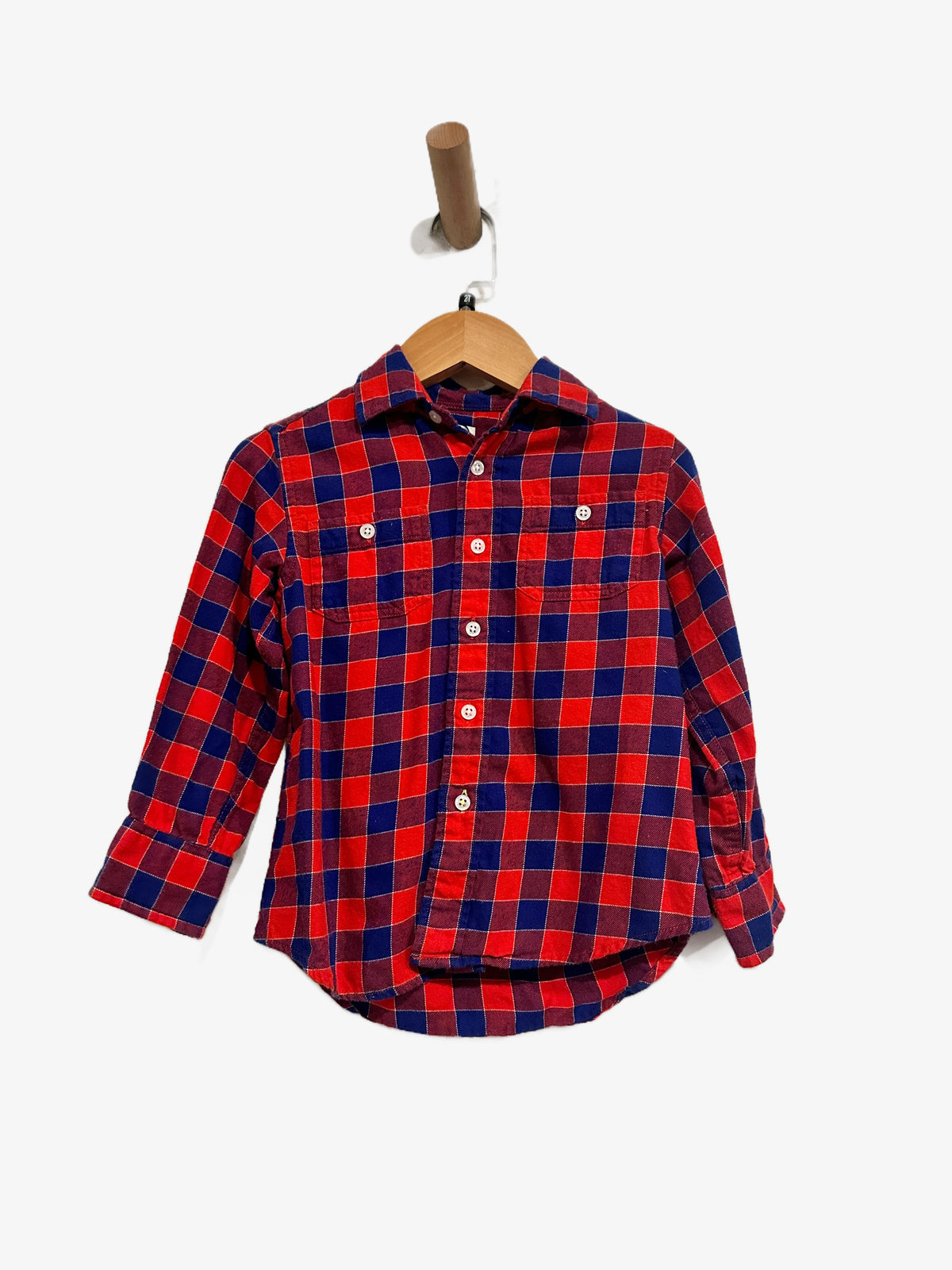 Crewcuts Red/Blue Plaid Button Down - 2