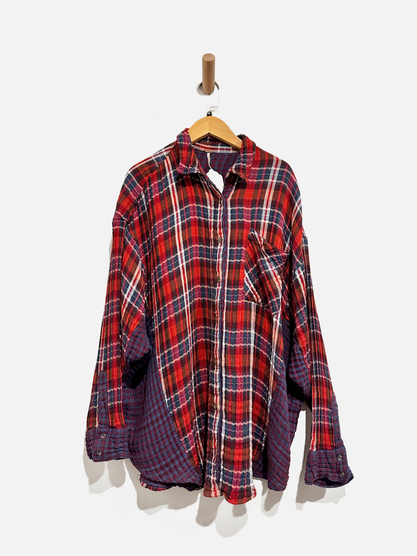 Free People One of the Guys Flannel - Medium
