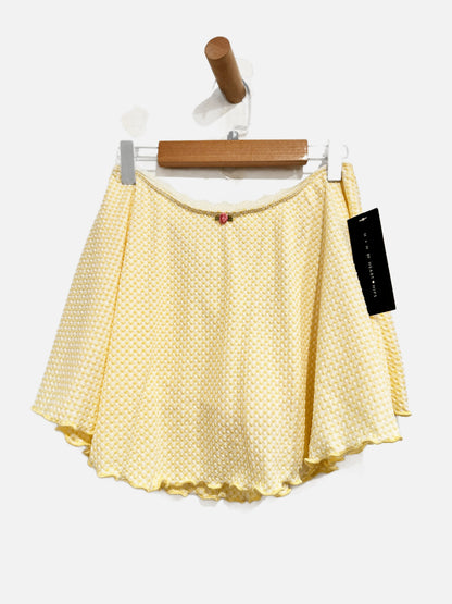 Heart & Hips Yellow Mini Skort - Medium
