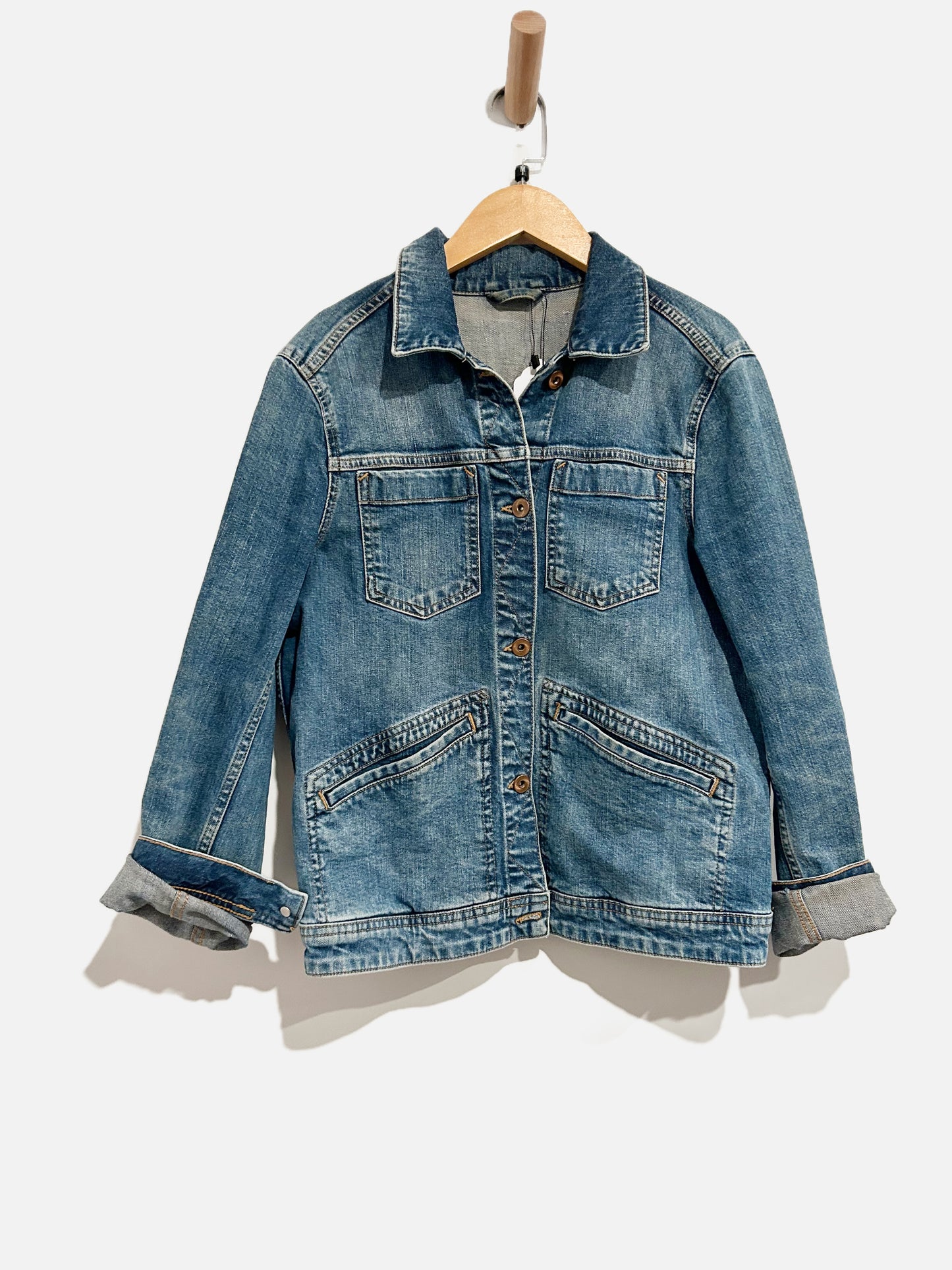 H&M Denim Jacket with Back Panel