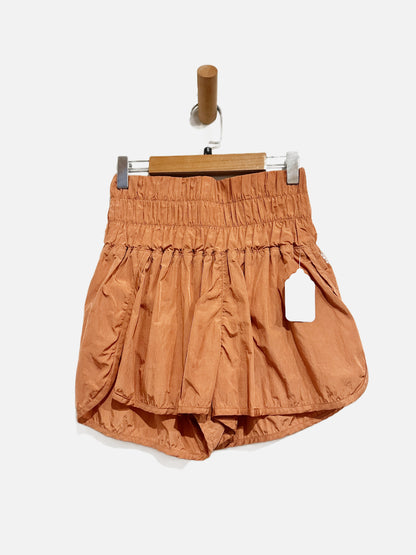 Free People The Way Home Orange Running Shorts - Small