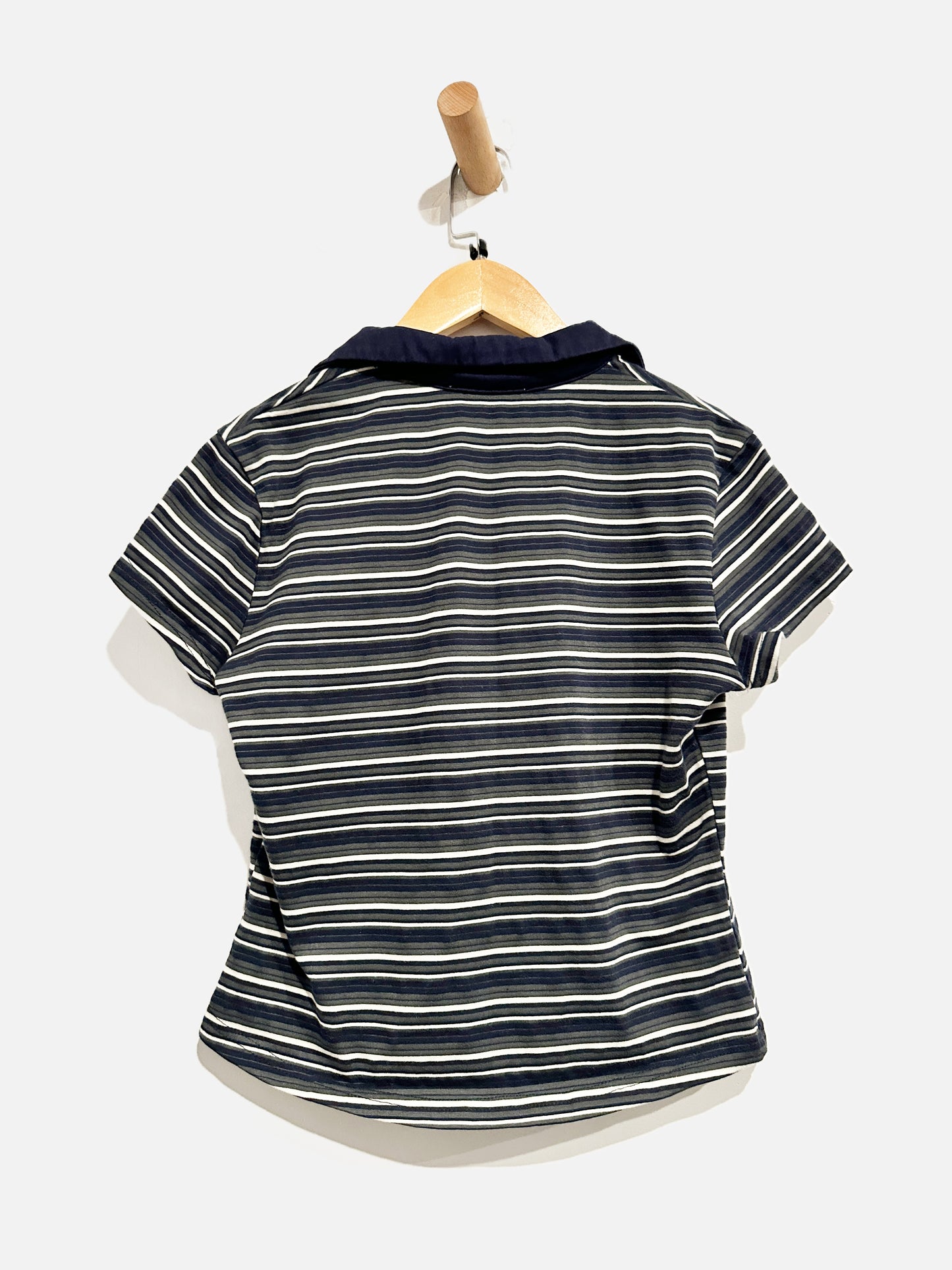 Princess Polly Navy Stripe Polo - 6
