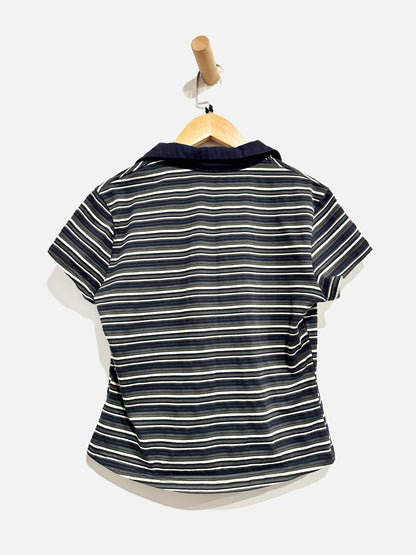 Princess Polly Navy Stripe Polo - 6