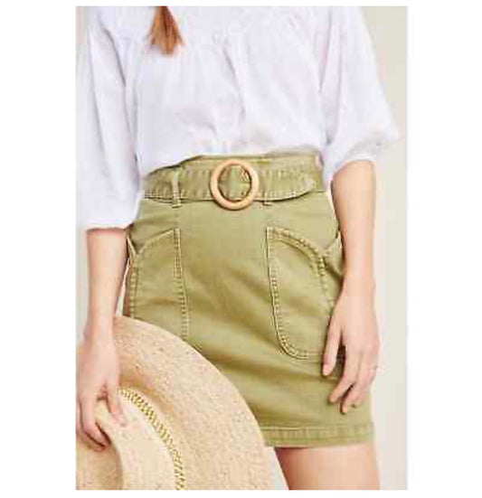 Anthropologie Pilcro Green Skirt - 12