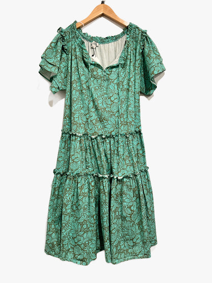 Sundance Liora Dress in Jade Floral - Large