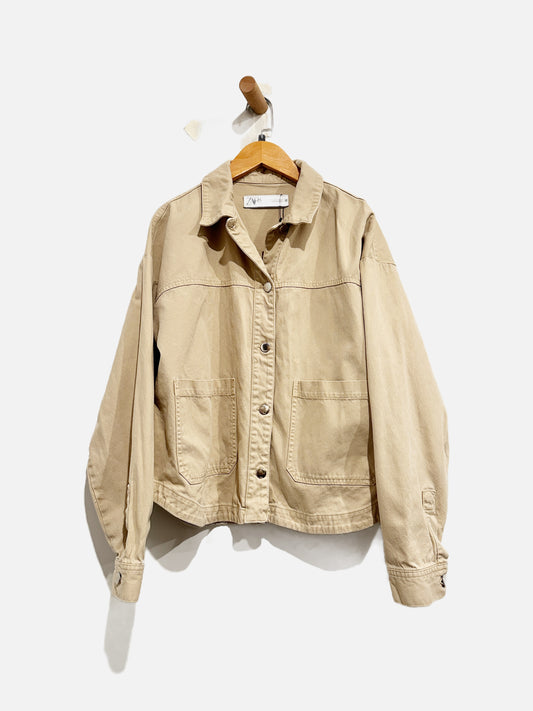 Zara Tan Shacket - Small