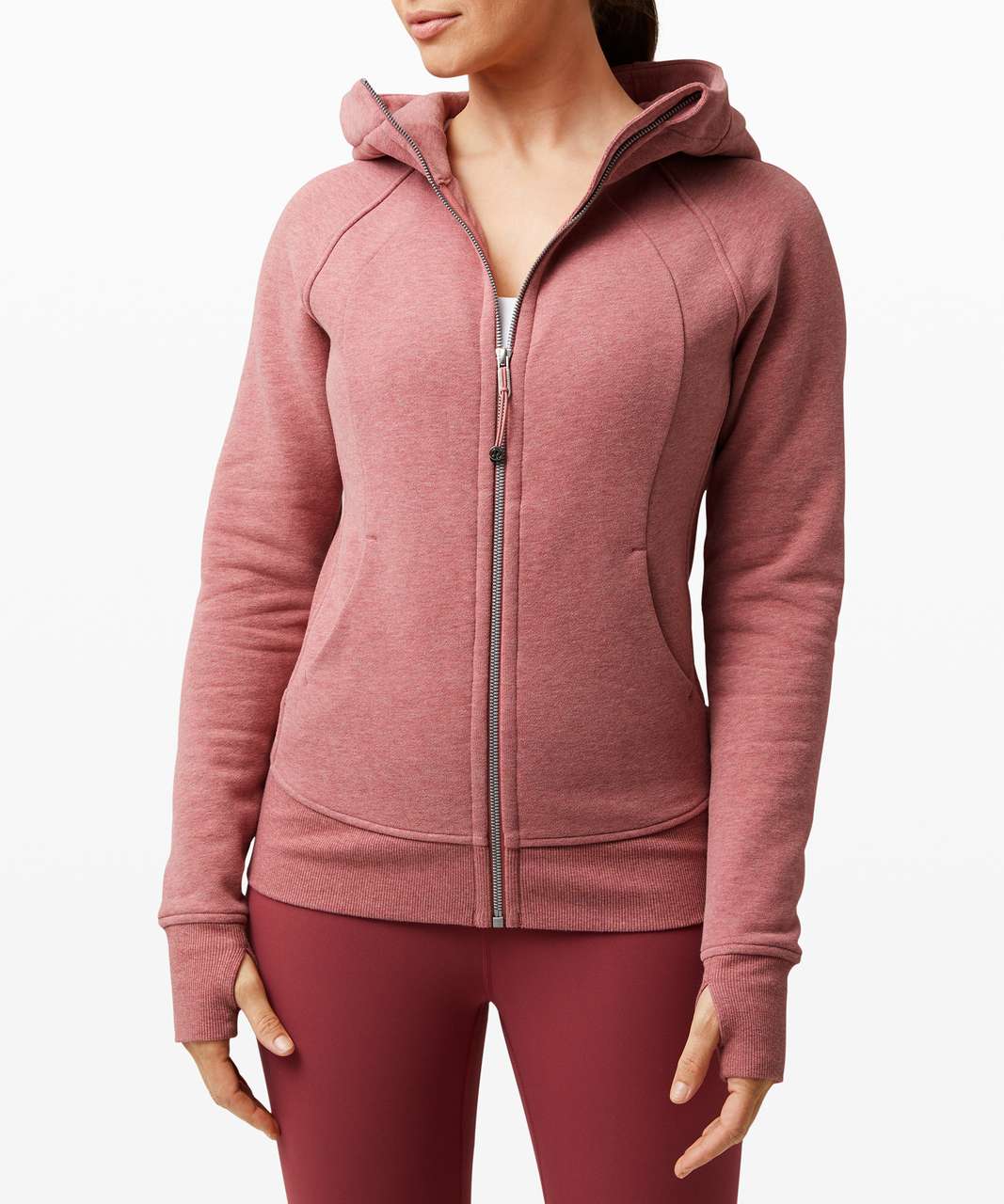 Lululemon Scuba Hoodie in Heathered Cherry Tint - 6