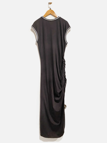 Anthropologie Daily Practice Gray Knit Midi Dress - Medium