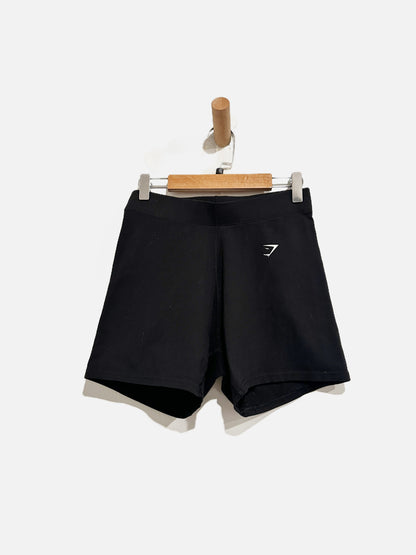 Gymshark Black Biker Shorts - Small