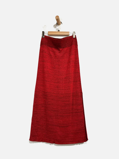 Free People NWT Red Sweater Midi Skirt - Medium