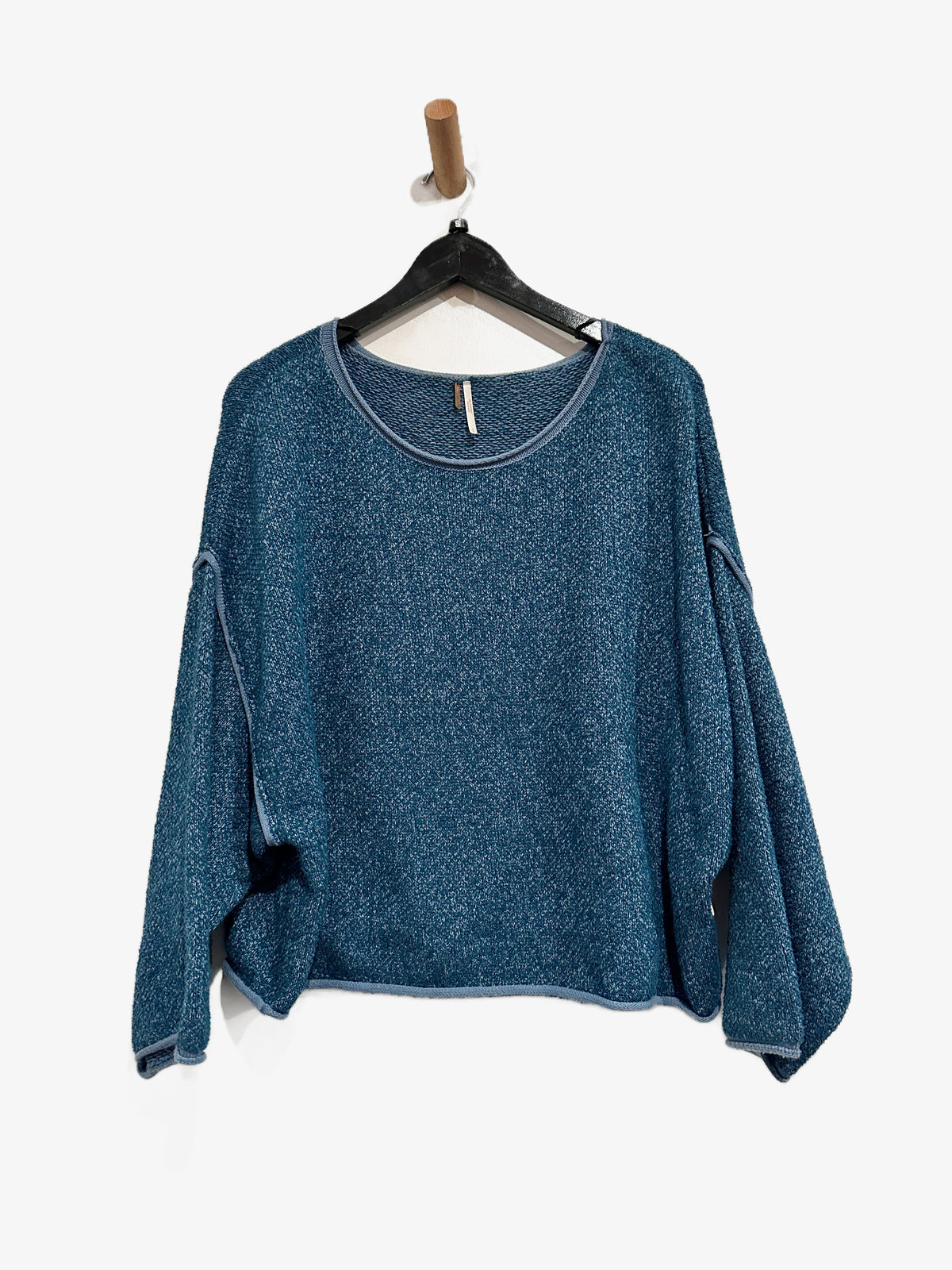 Free People Bardot Sweater in Serenity - Small