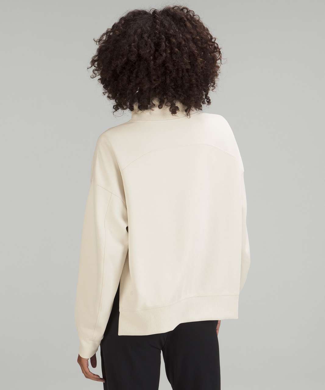 Lululemon Softstreme Turtleneck Pullover in White Opal - 2