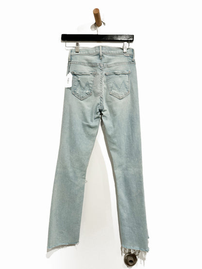Mother the Insider Crop Step Fray Jeans in Free Hugs - 25