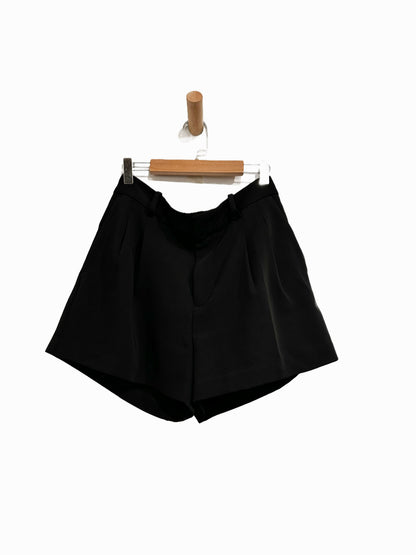 Madewell Black Easy Pleated Trouser Shorts - 00
