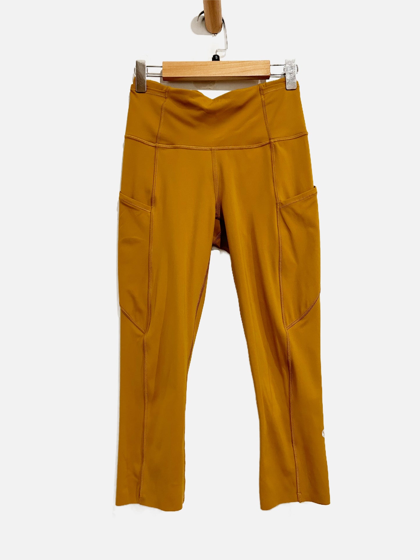 Lululemon Fast and Free Crop II Leggings in Spice Bronze -4