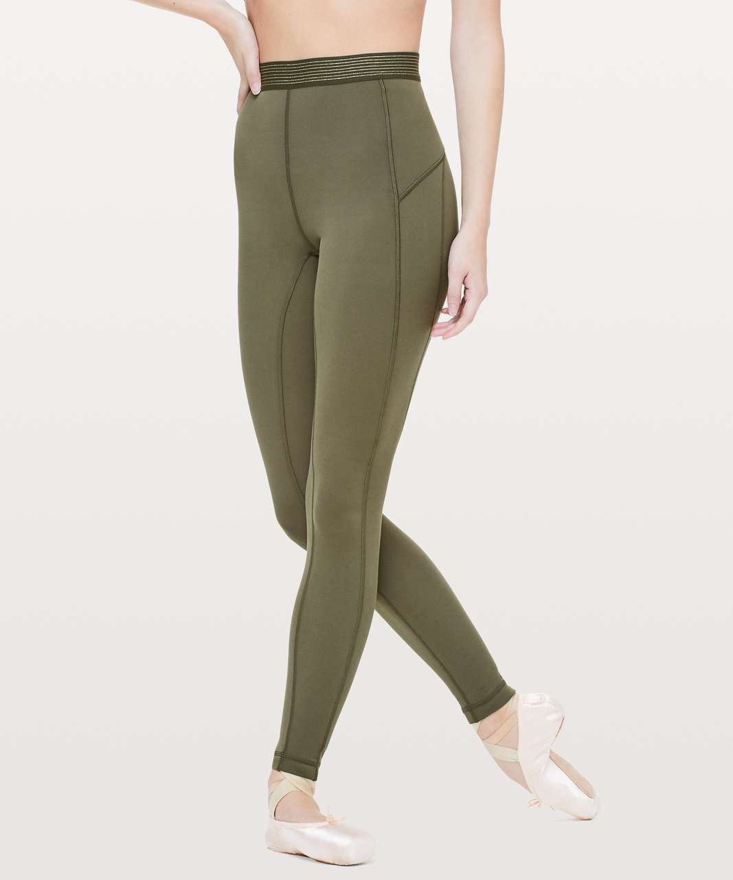 Lululemon Principal Dancer Golden Lining Tight 28" in Armory - 4