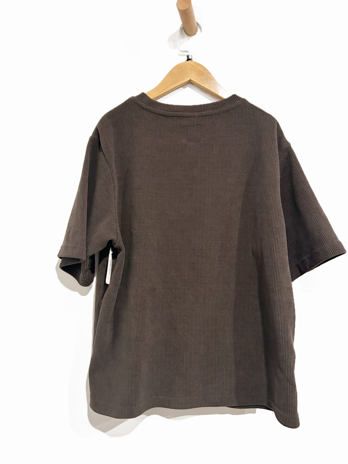 RSQ Men’s Textured Boxy Tee in Brown - XS