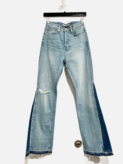 Hudson Two-Tone Faye Bootcut Jeans - 26