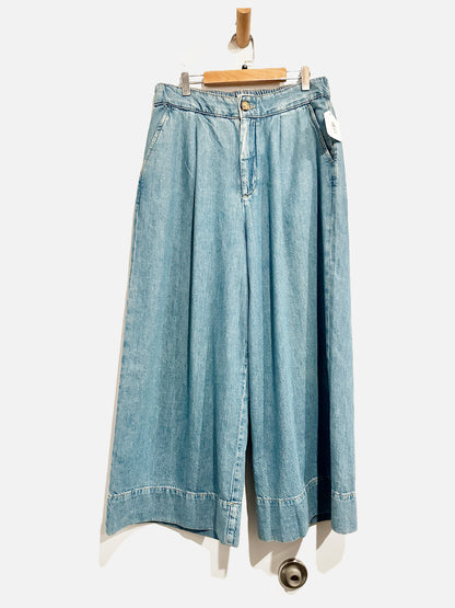 Anthropologie High Rise Pleated Culottes - 28